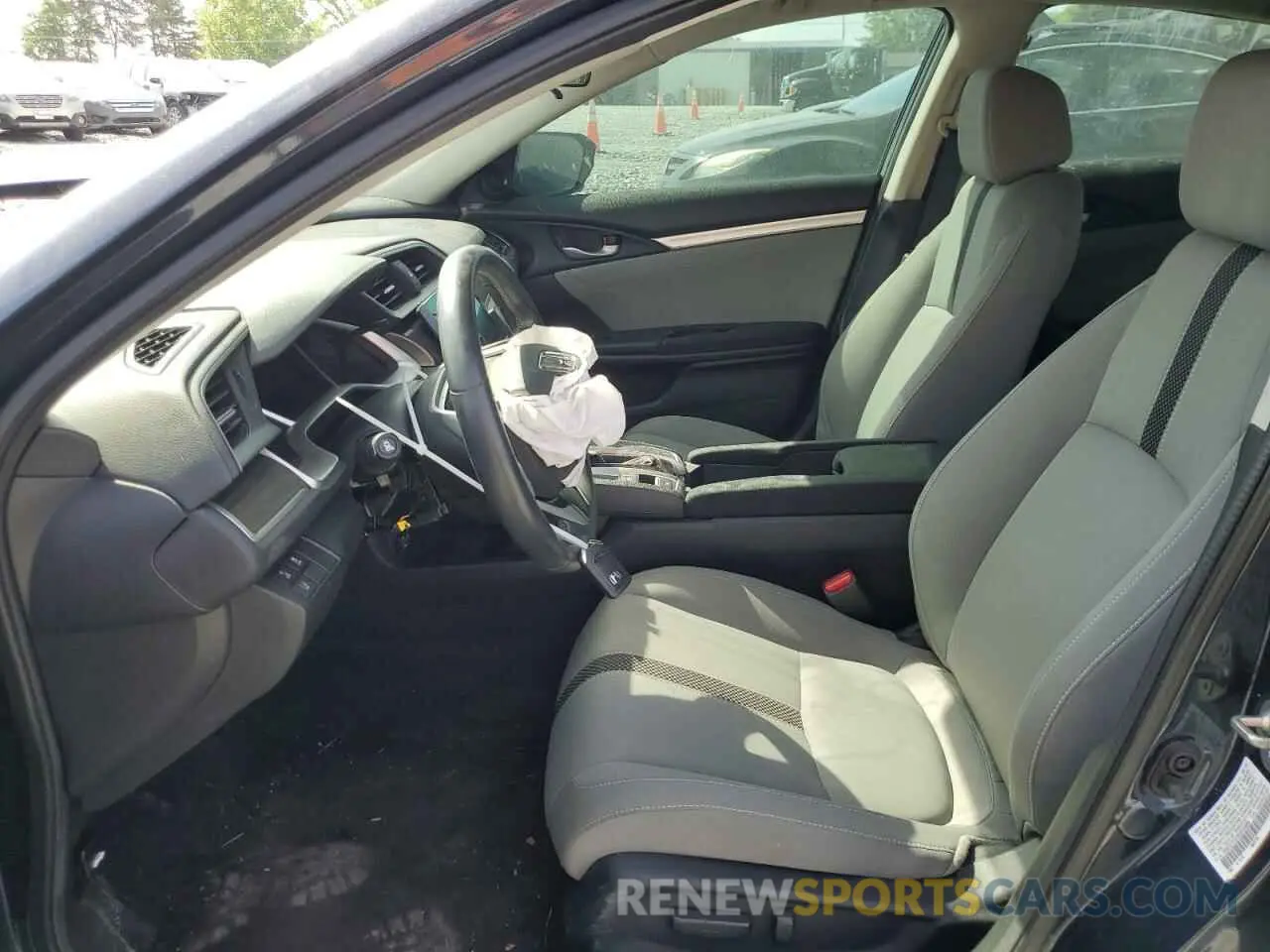 7 fotografías del automóvil dañado 19XFC1F37KE015999 HONDA CIVIC 2019