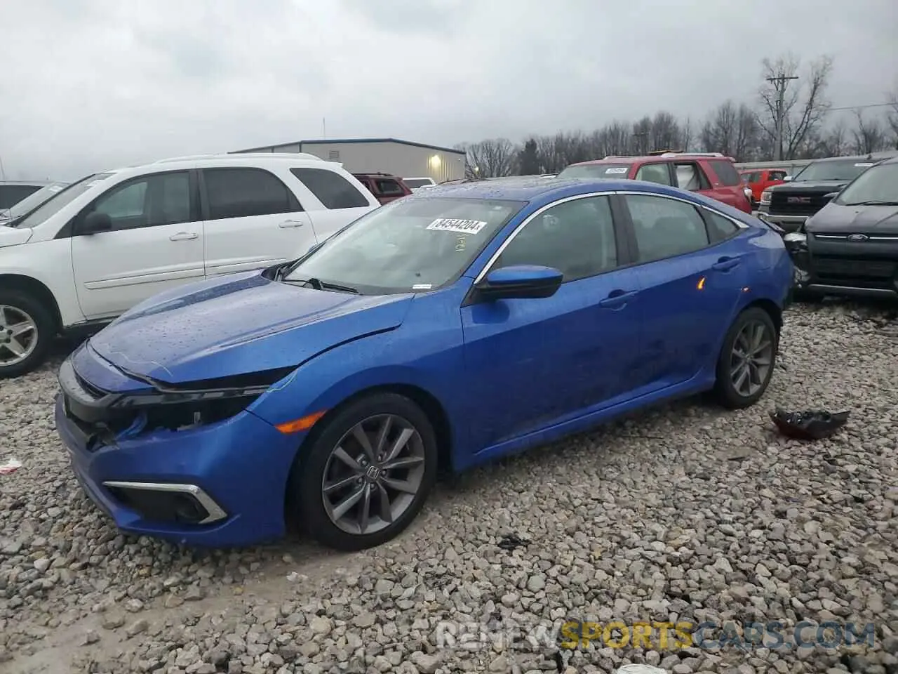 1 fotografías del automóvil dañado 19XFC1F38KE000959 HONDA CIVIC 2019