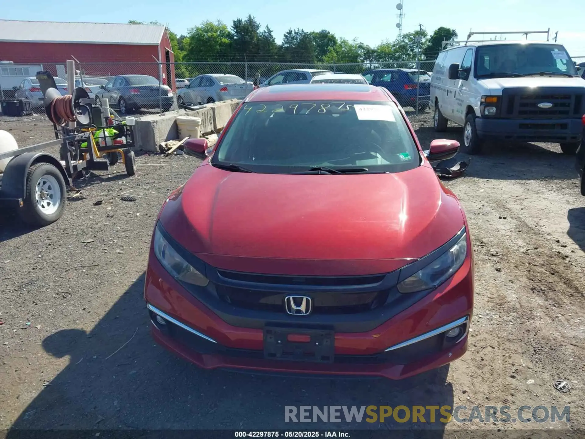 13 fotografías del automóvil dañado 19XFC1F38KE019091 HONDA CIVIC 2019