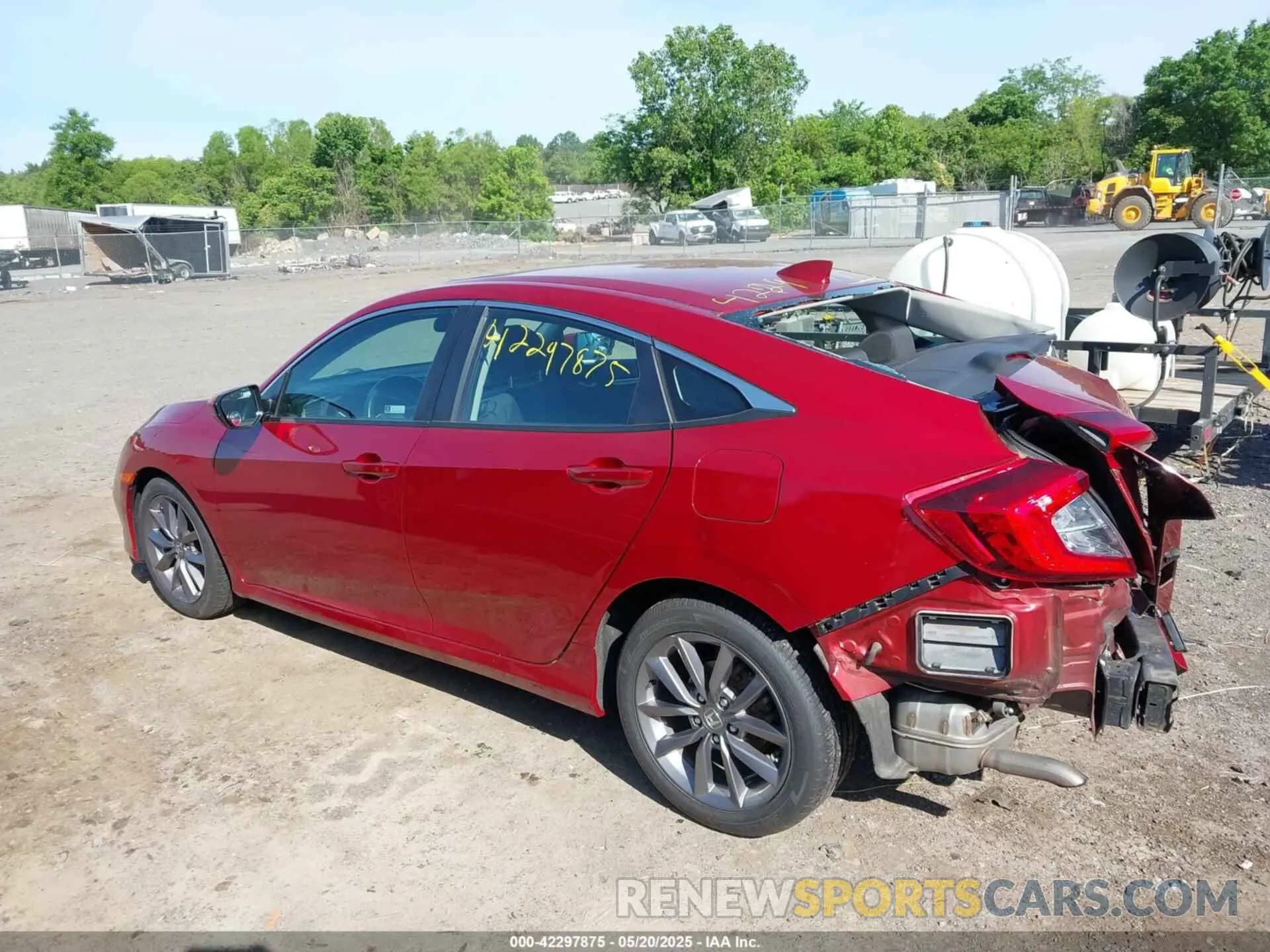 15 fotografías del automóvil dañado 19XFC1F38KE019091 HONDA CIVIC 2019