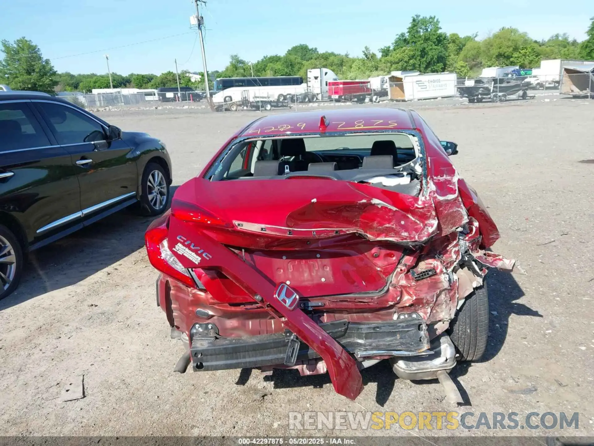 17 fotografías del automóvil dañado 19XFC1F38KE019091 HONDA CIVIC 2019