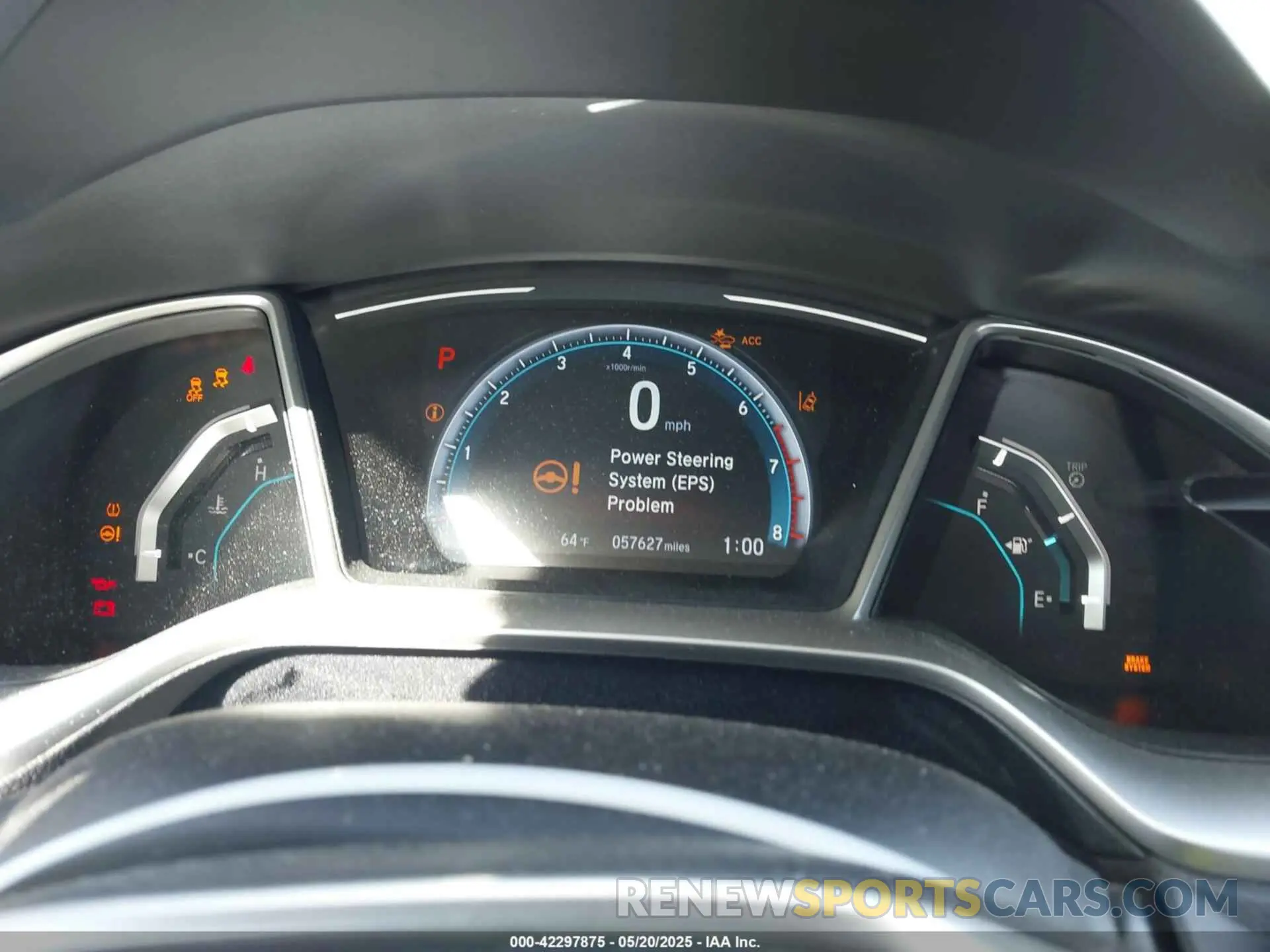 7 fotografías del automóvil dañado 19XFC1F38KE019091 HONDA CIVIC 2019
