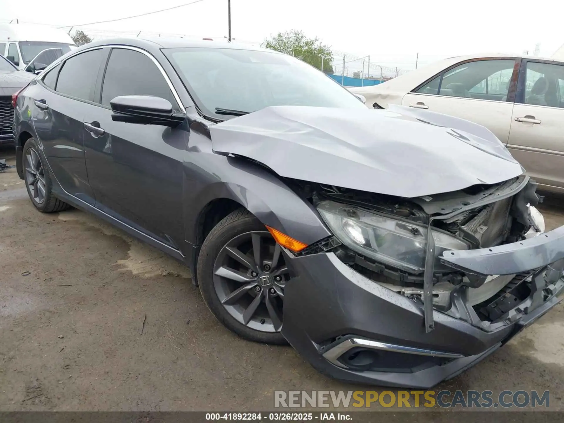 1 fotografías del automóvil dañado 19XFC1F38KE201910 HONDA CIVIC 2019
