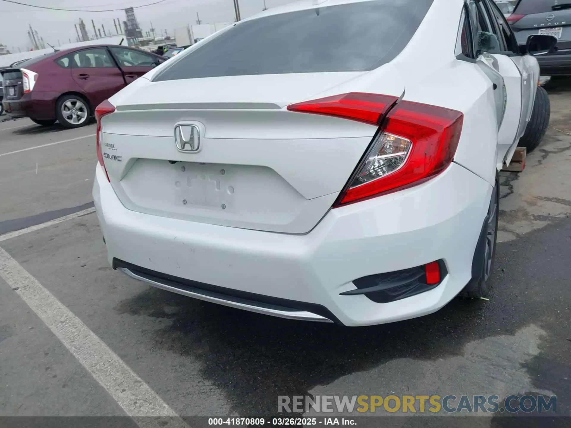 16 fotografías del automóvil dañado 19XFC1F38KE210039 HONDA CIVIC 2019