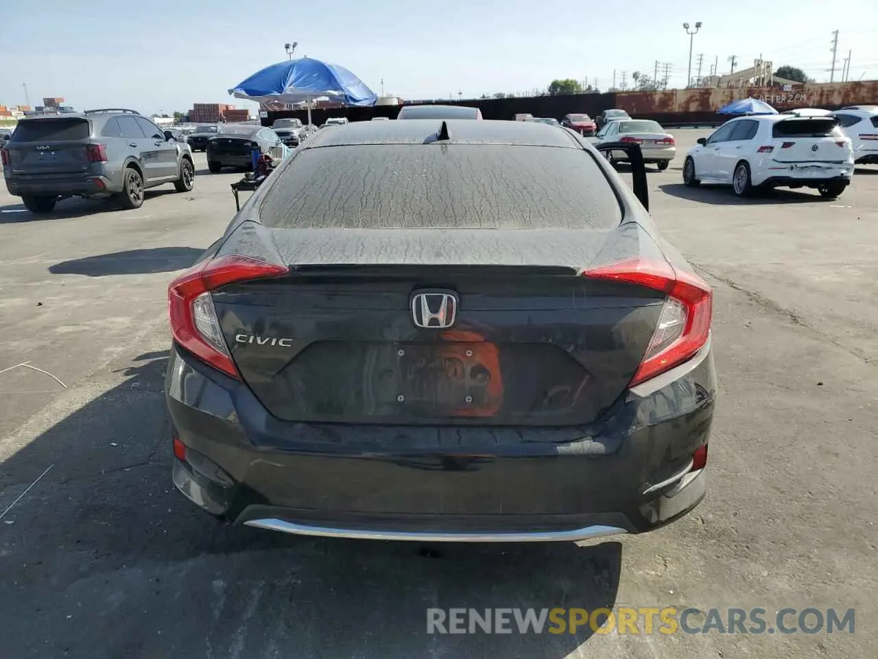 6 fotografías del automóvil dañado 19XFC1F38KE212714 HONDA CIVIC 2019
