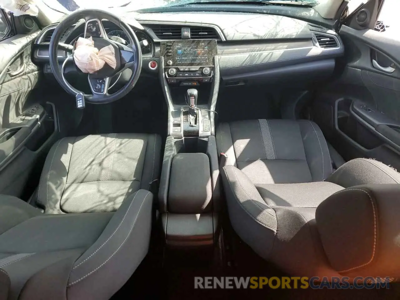 8 fotografías del automóvil dañado 19XFC1F38KE212714 HONDA CIVIC 2019