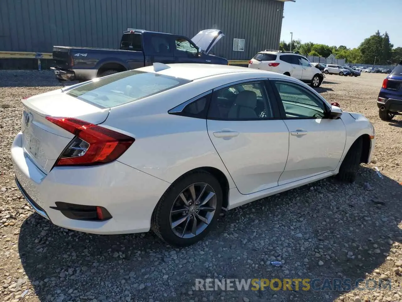 3 fotografías del automóvil dañado 19XFC1F39KE011162 HONDA CIVIC 2019