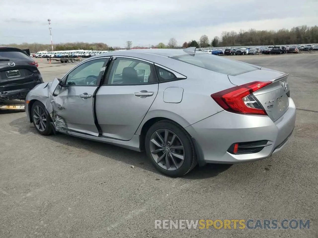 2 fotografías del automóvil dañado 19XFC1F39KE200037 HONDA CIVIC 2019