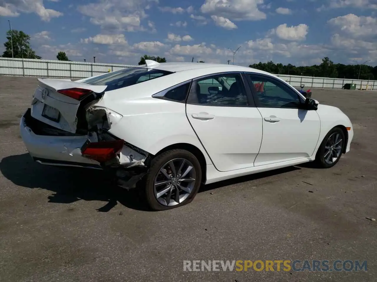 3 fotografías del automóvil dañado 19XFC1F39KE210972 HONDA CIVIC 2019