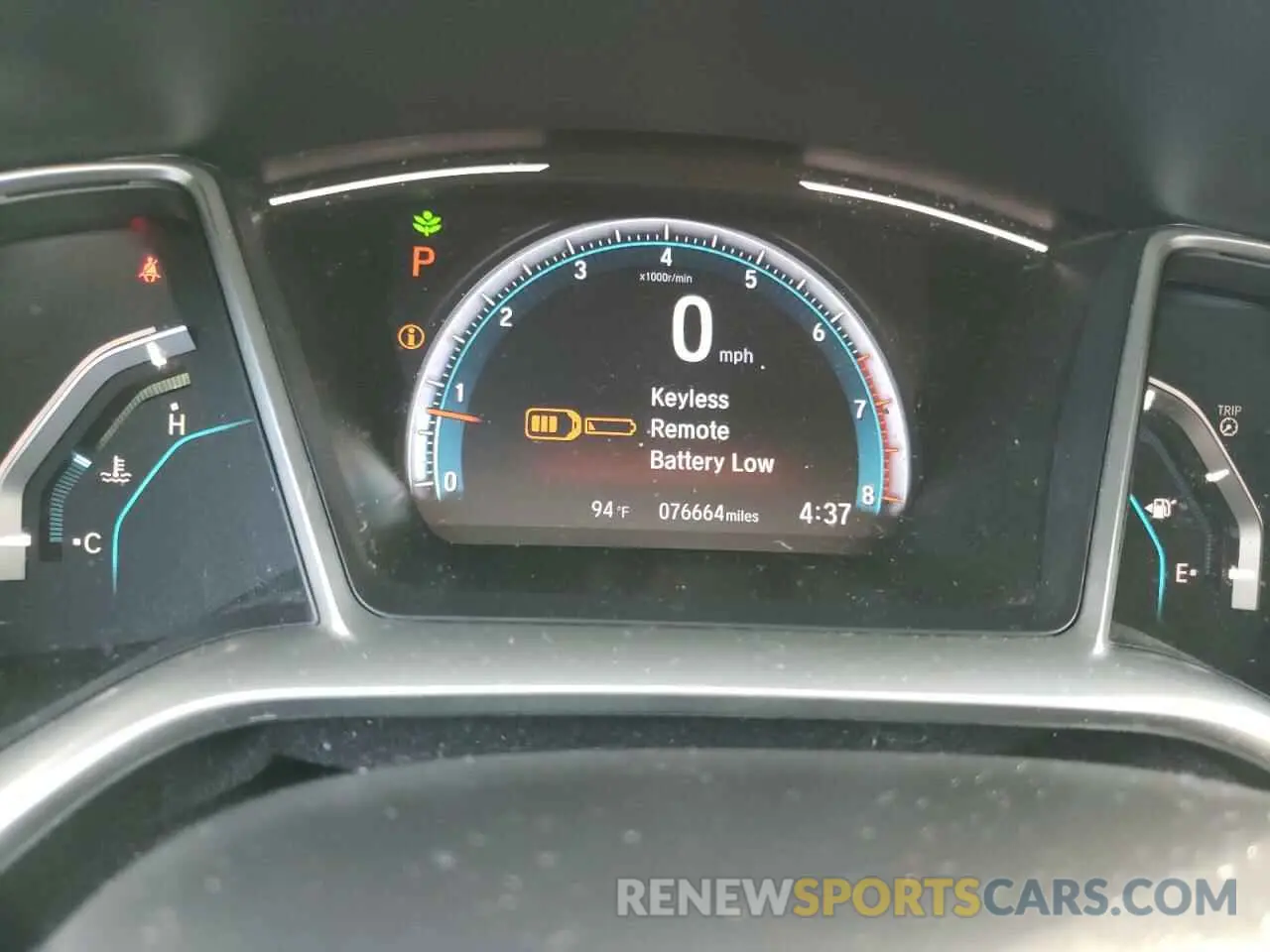 9 fotografías del automóvil dañado 19XFC1F39KE210972 HONDA CIVIC 2019