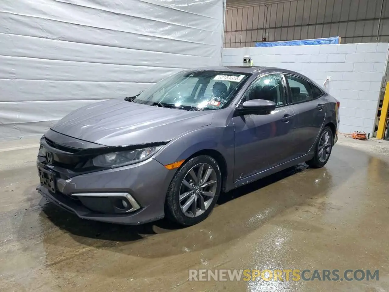 1 fotografías del automóvil dañado 19XFC1F3XKE004558 HONDA CIVIC 2019