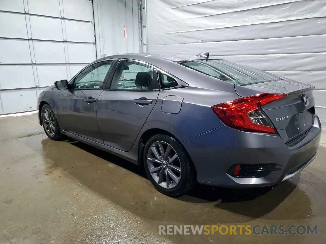 2 fotografías del automóvil dañado 19XFC1F3XKE004558 HONDA CIVIC 2019
