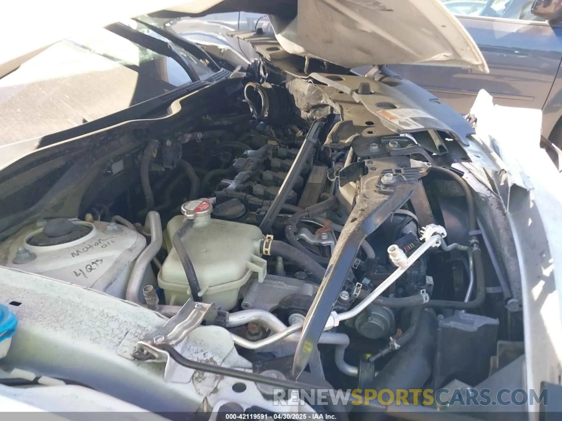10 fotografías del automóvil dañado 19XFC1F3XKE006830 HONDA CIVIC 2019