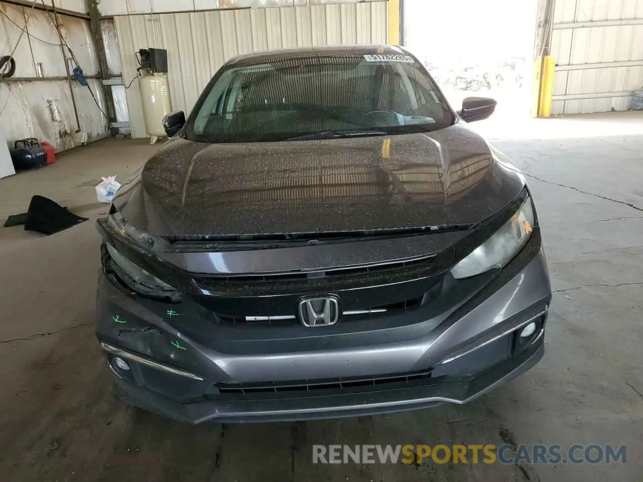 5 fotografías del automóvil dañado 19XFC1F3XKE009789 HONDA CIVIC 2019