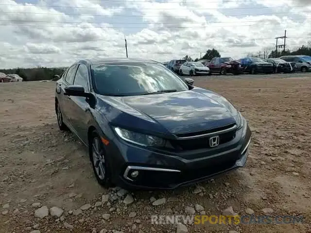 11 fotografías del automóvil dañado 19XFC1F3XKE016368 HONDA CIVIC 2019