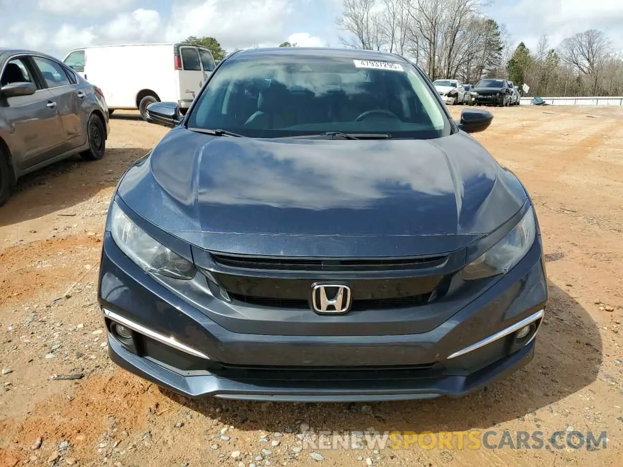 5 fotografías del automóvil dañado 19XFC1F3XKE016368 HONDA CIVIC 2019