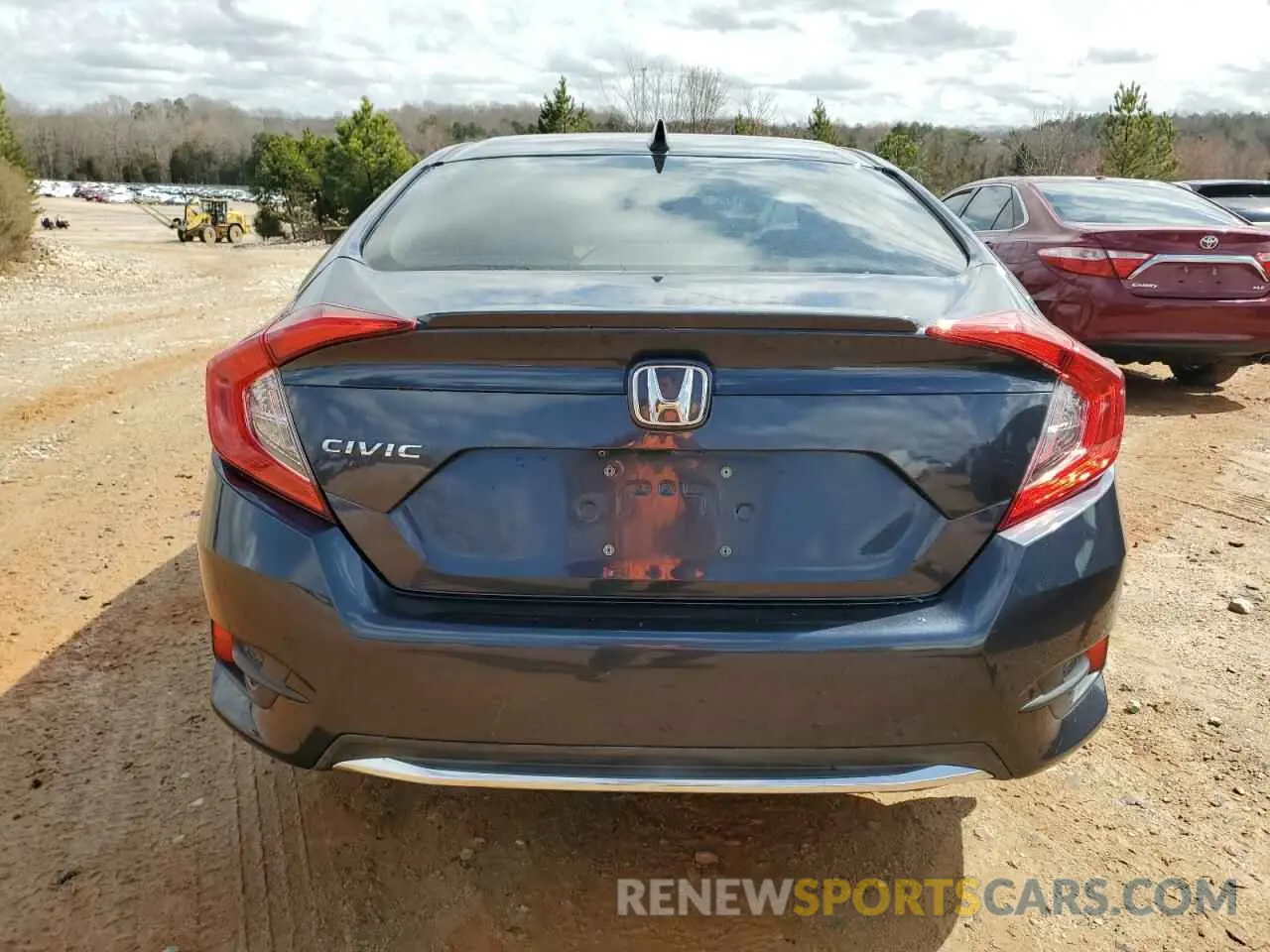 6 fotografías del automóvil dañado 19XFC1F3XKE016368 HONDA CIVIC 2019