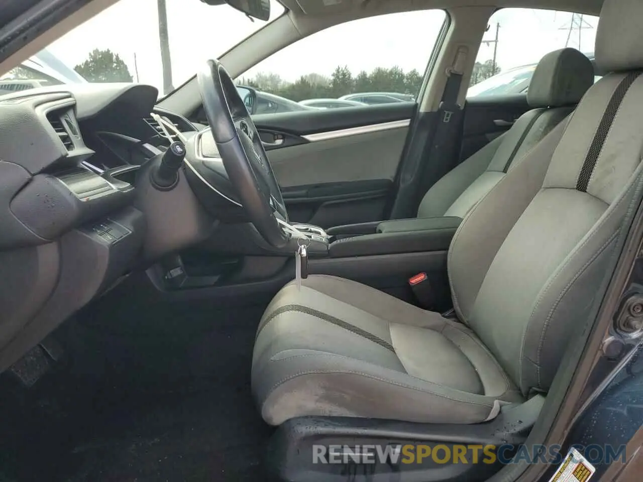 7 fotografías del automóvil dañado 19XFC1F3XKE016368 HONDA CIVIC 2019