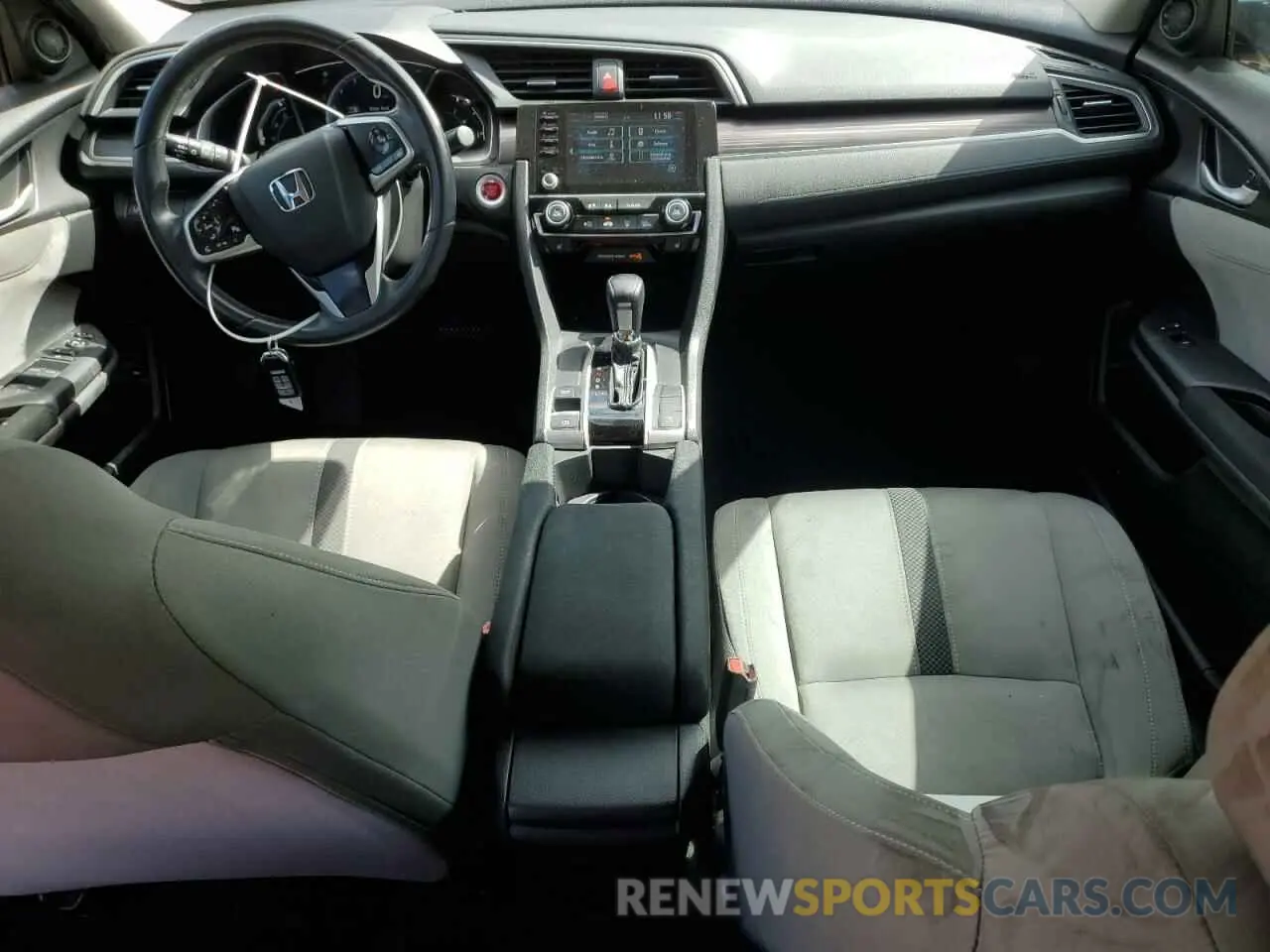 8 fotografías del automóvil dañado 19XFC1F3XKE016368 HONDA CIVIC 2019