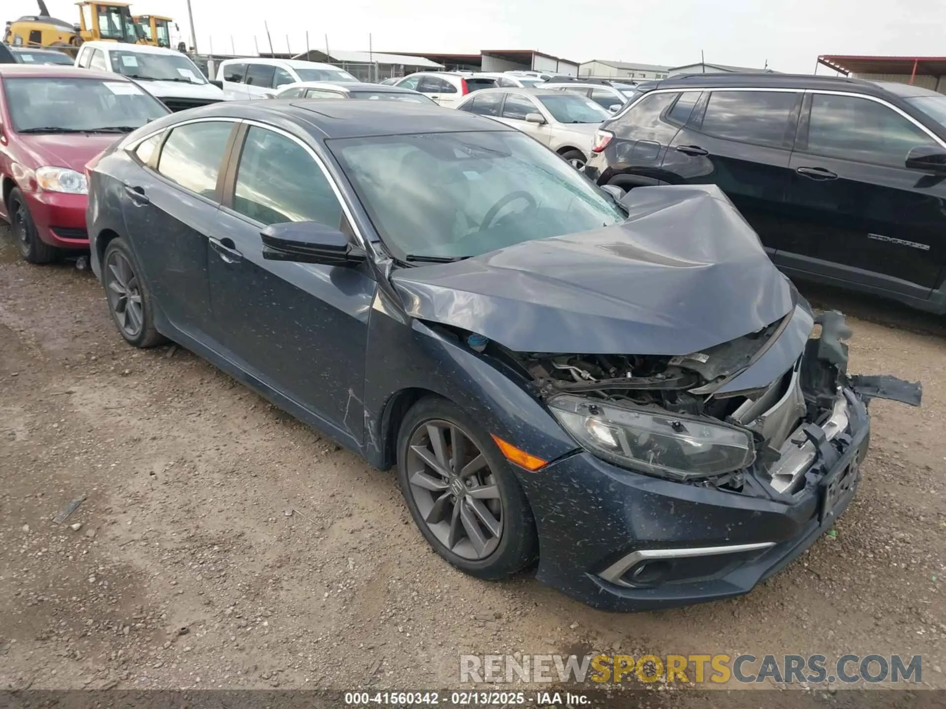 1 fotografías del automóvil dañado 19XFC1F70KE008427 HONDA CIVIC 2019