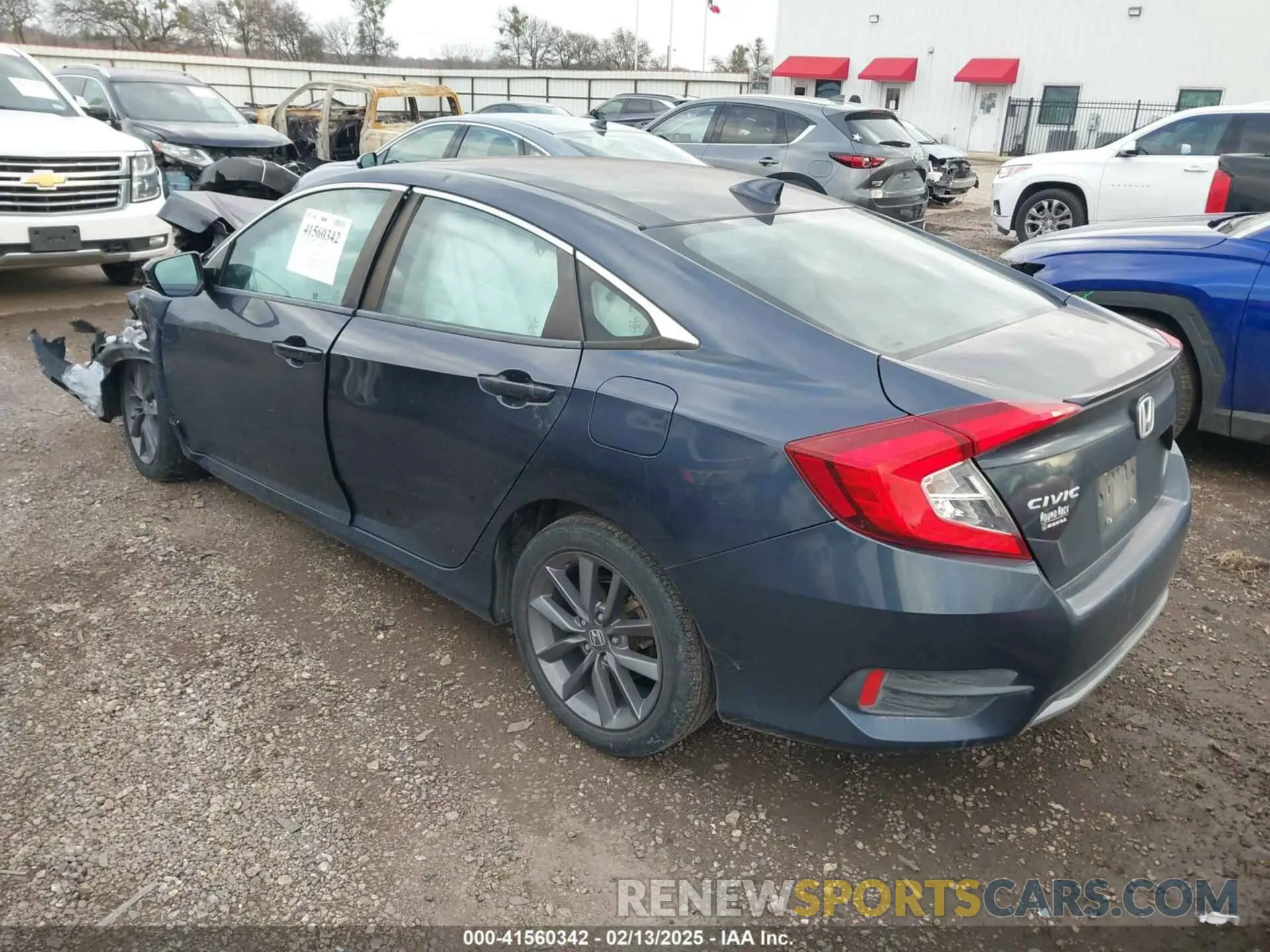 3 fotografías del automóvil dañado 19XFC1F70KE008427 HONDA CIVIC 2019