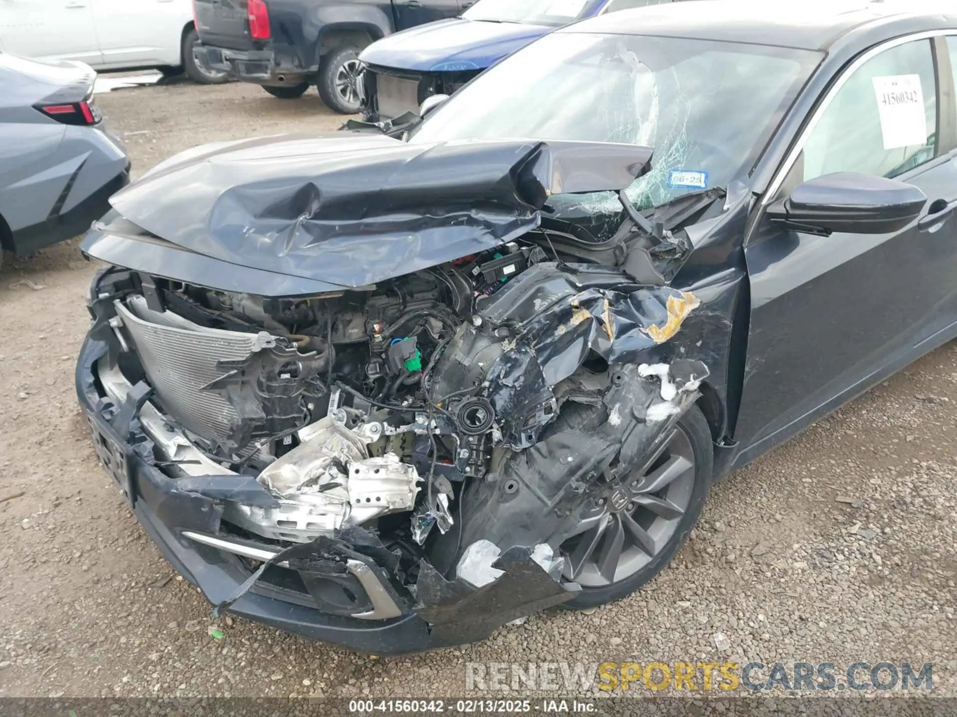 6 fotografías del automóvil dañado 19XFC1F70KE008427 HONDA CIVIC 2019