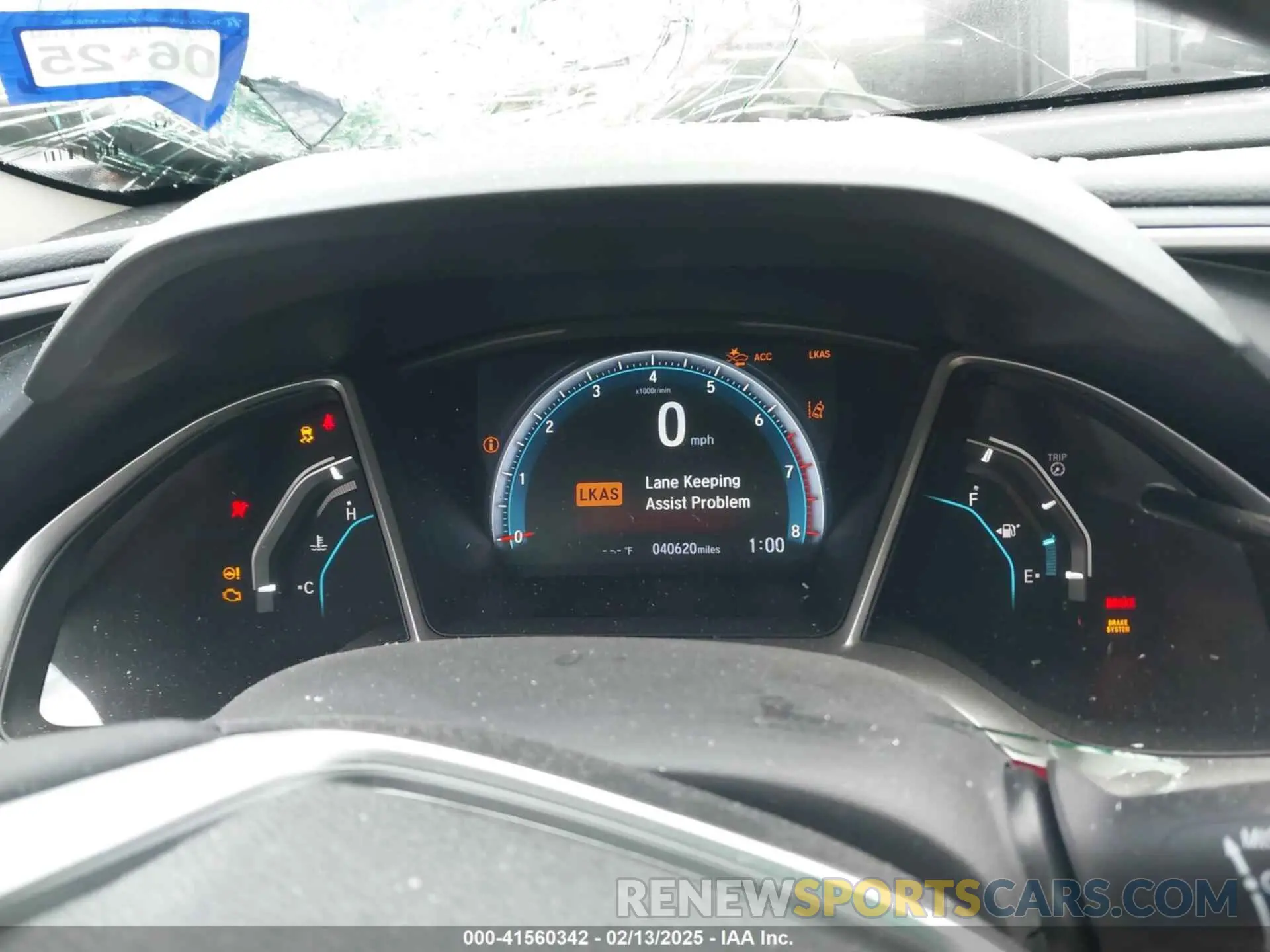 7 fotografías del automóvil dañado 19XFC1F70KE008427 HONDA CIVIC 2019