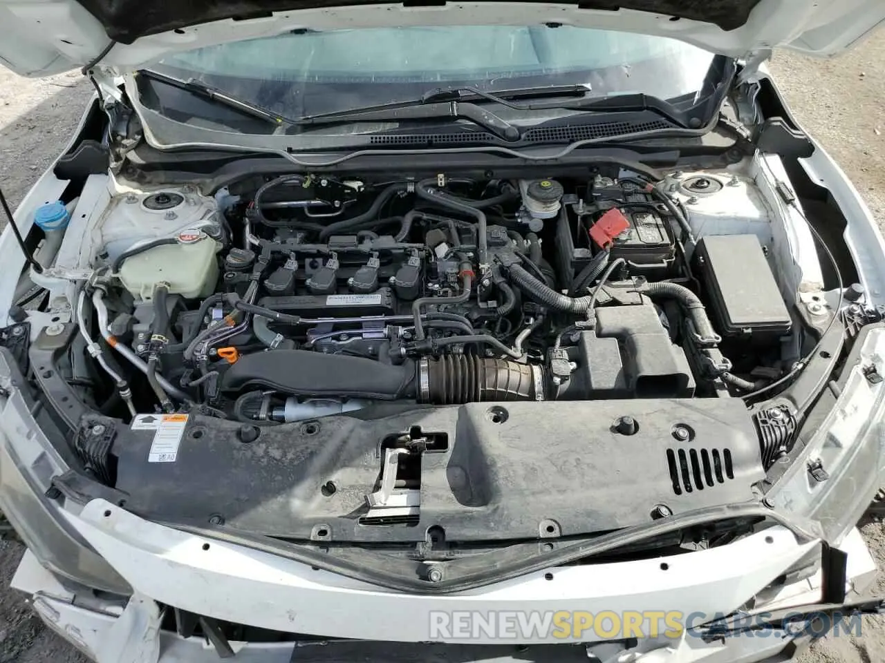 11 fotografías del automóvil dañado 19XFC1F71KE017525 HONDA CIVIC 2019