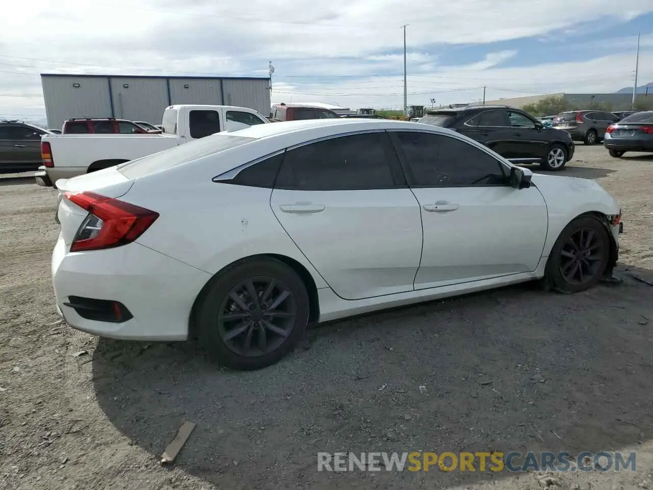 3 fotografías del automóvil dañado 19XFC1F71KE017525 HONDA CIVIC 2019