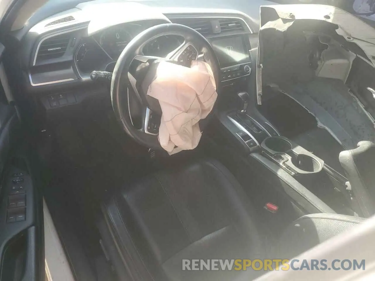 8 fotografías del automóvil dañado 19XFC1F71KE017525 HONDA CIVIC 2019