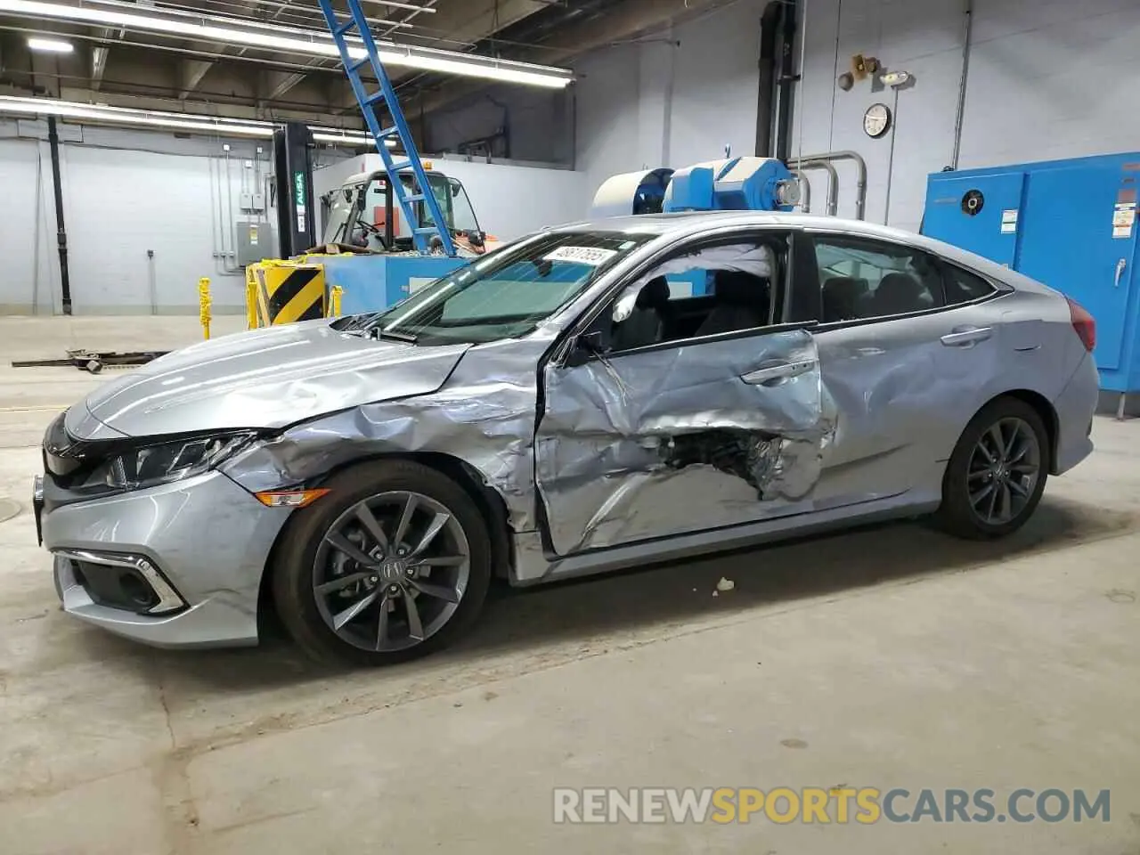 1 fotografías del automóvil dañado 19XFC1F76KE014877 HONDA CIVIC 2019