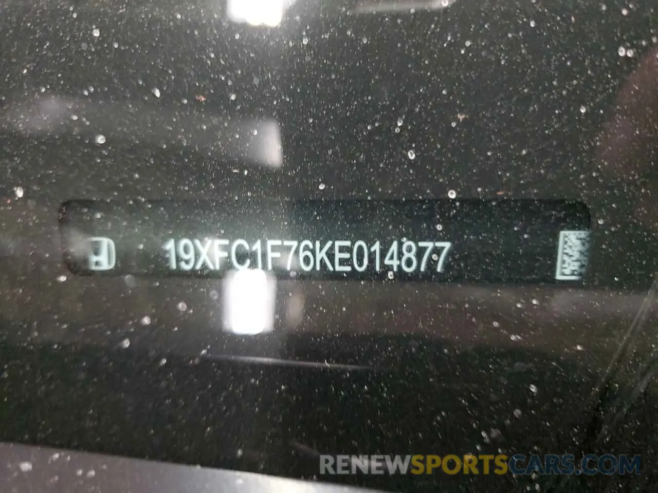 12 fotografías del automóvil dañado 19XFC1F76KE014877 HONDA CIVIC 2019