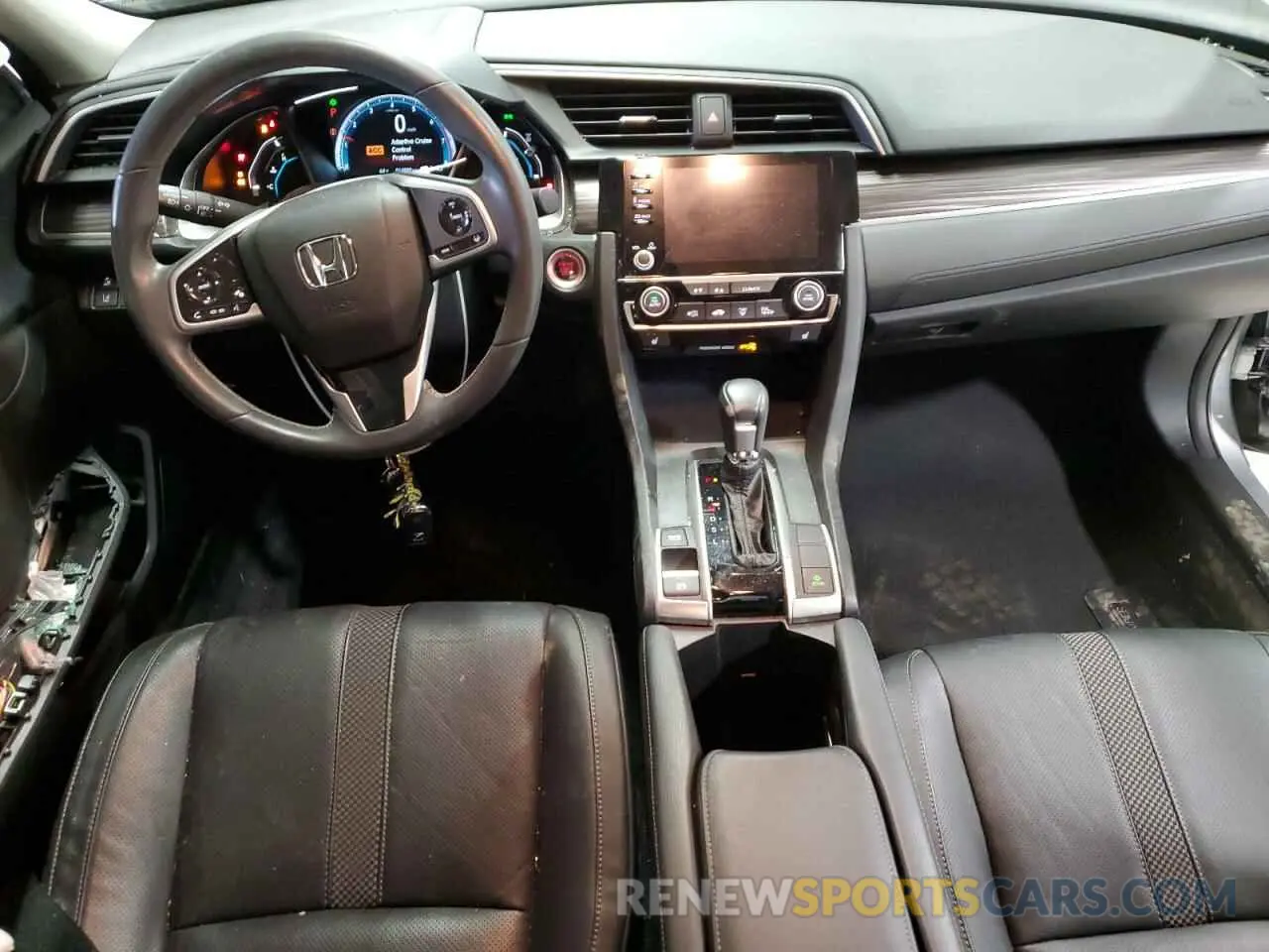 8 fotografías del automóvil dañado 19XFC1F76KE014877 HONDA CIVIC 2019