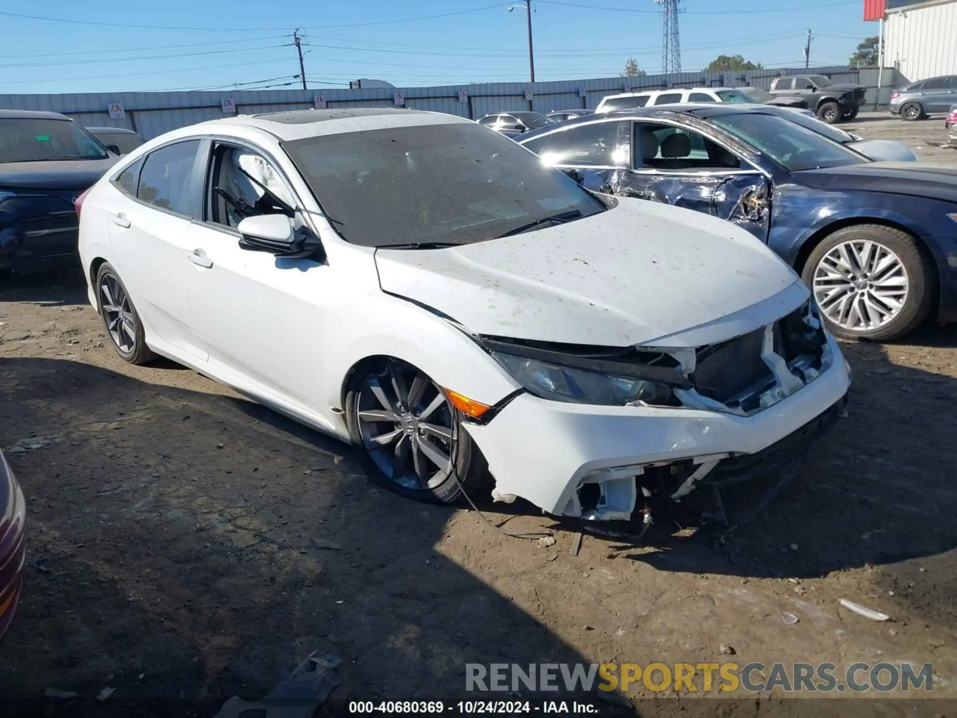 1 fotografías del automóvil dañado 19XFC1F77KE012085 HONDA CIVIC 2019