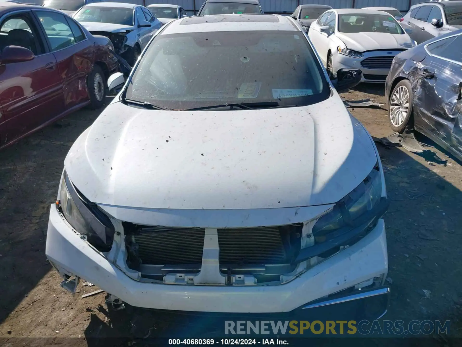 12 fotografías del automóvil dañado 19XFC1F77KE012085 HONDA CIVIC 2019