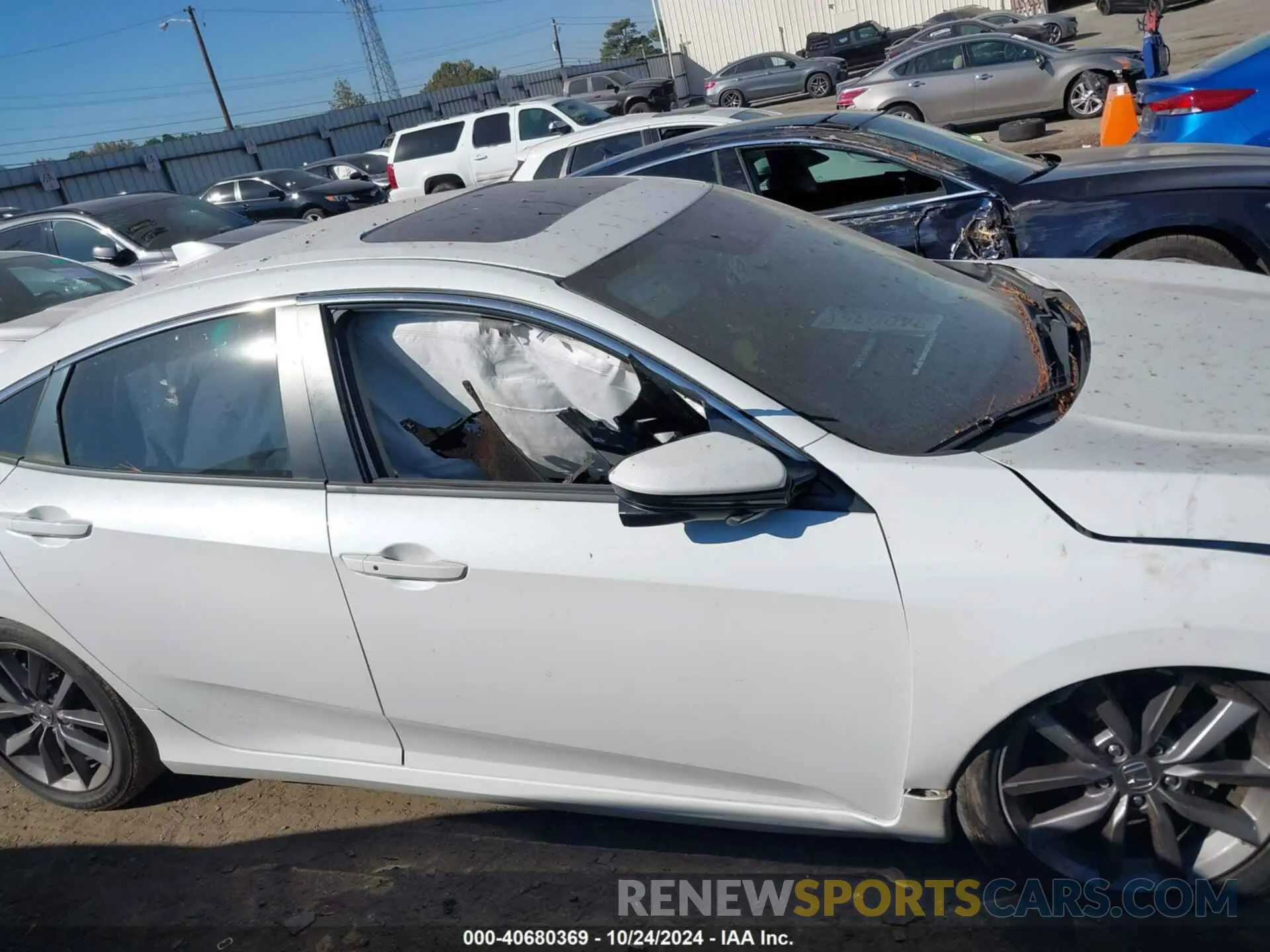13 fotografías del automóvil dañado 19XFC1F77KE012085 HONDA CIVIC 2019