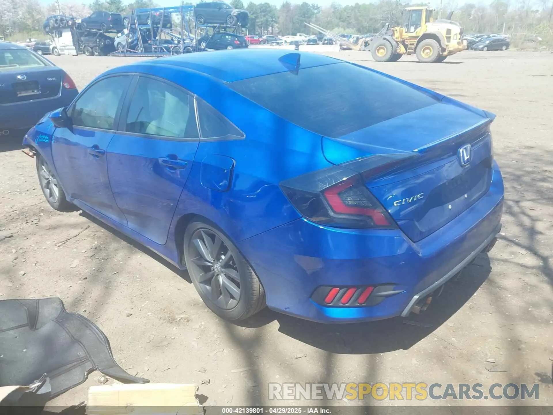3 fotografías del automóvil dañado 19XFC1F79KE205273 HONDA CIVIC 2019