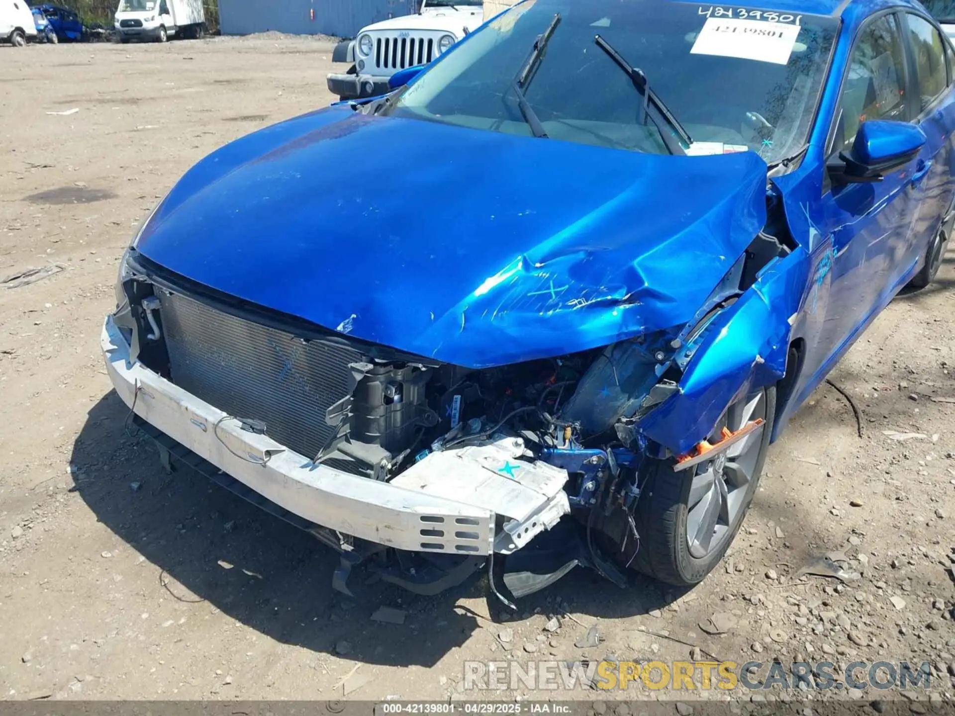 6 fotografías del automóvil dañado 19XFC1F79KE205273 HONDA CIVIC 2019