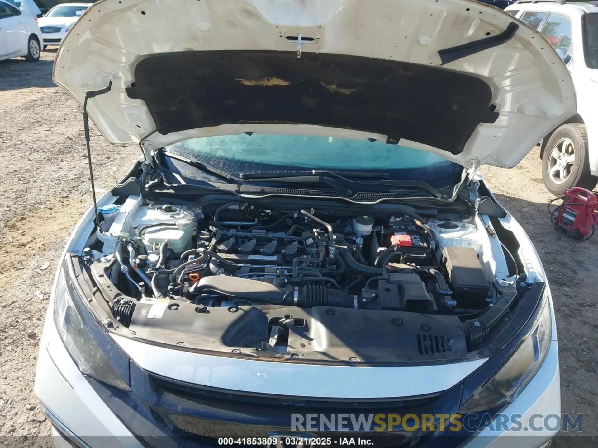 10 fotografías del automóvil dañado 19XFC1F7XKE005969 HONDA CIVIC 2019