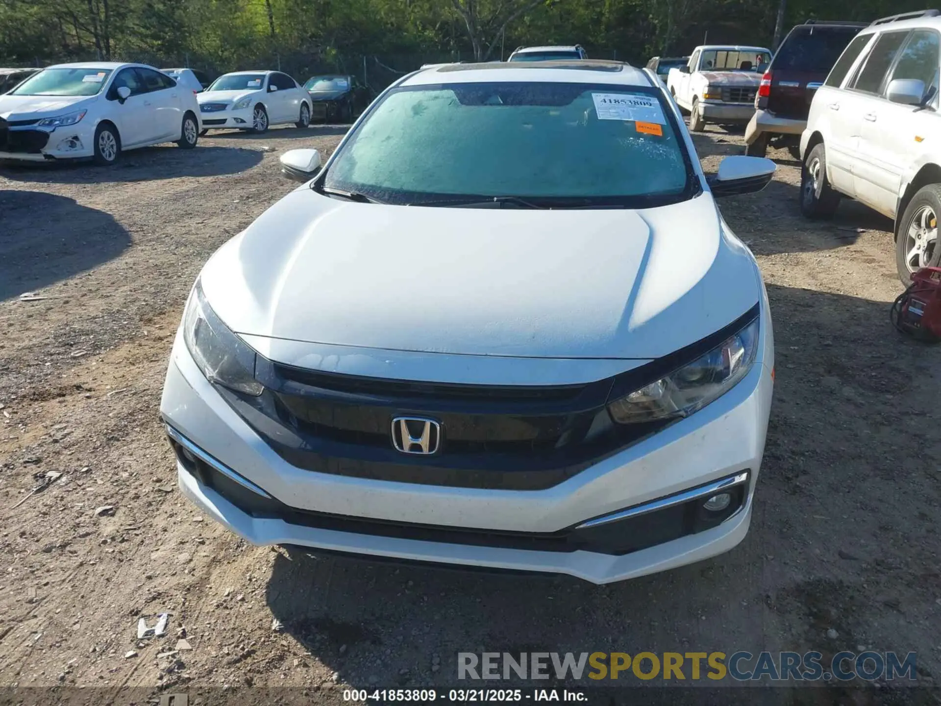 12 fotografías del automóvil dañado 19XFC1F7XKE005969 HONDA CIVIC 2019