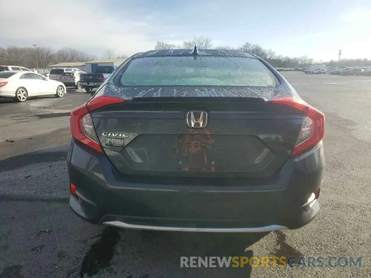 6 fotografías del automóvil dañado 19XFC1F7XKE017149 HONDA CIVIC 2019