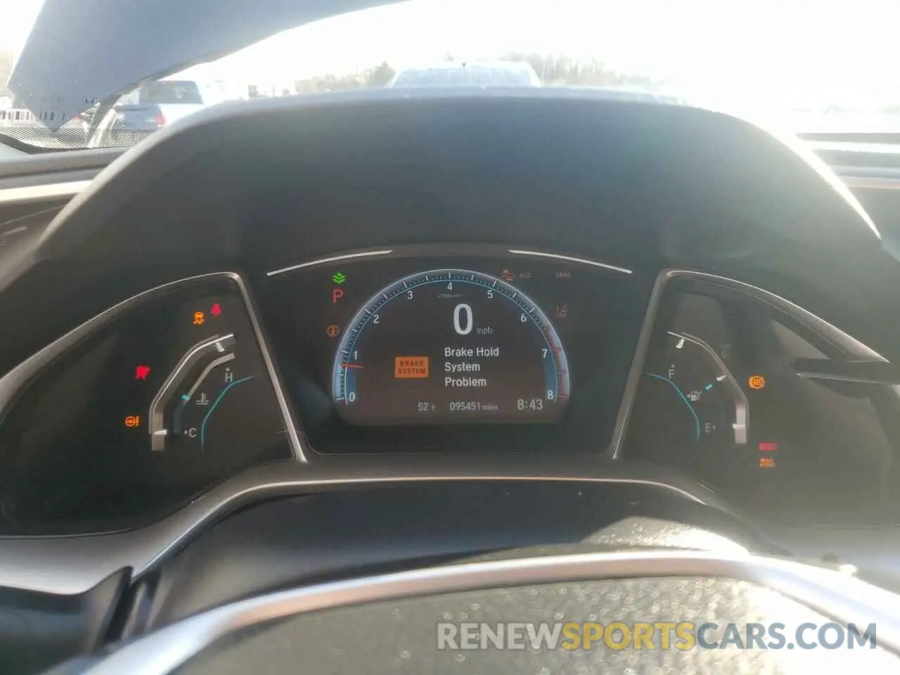 9 fotografías del automóvil dañado 19XFC1F7XKE017149 HONDA CIVIC 2019