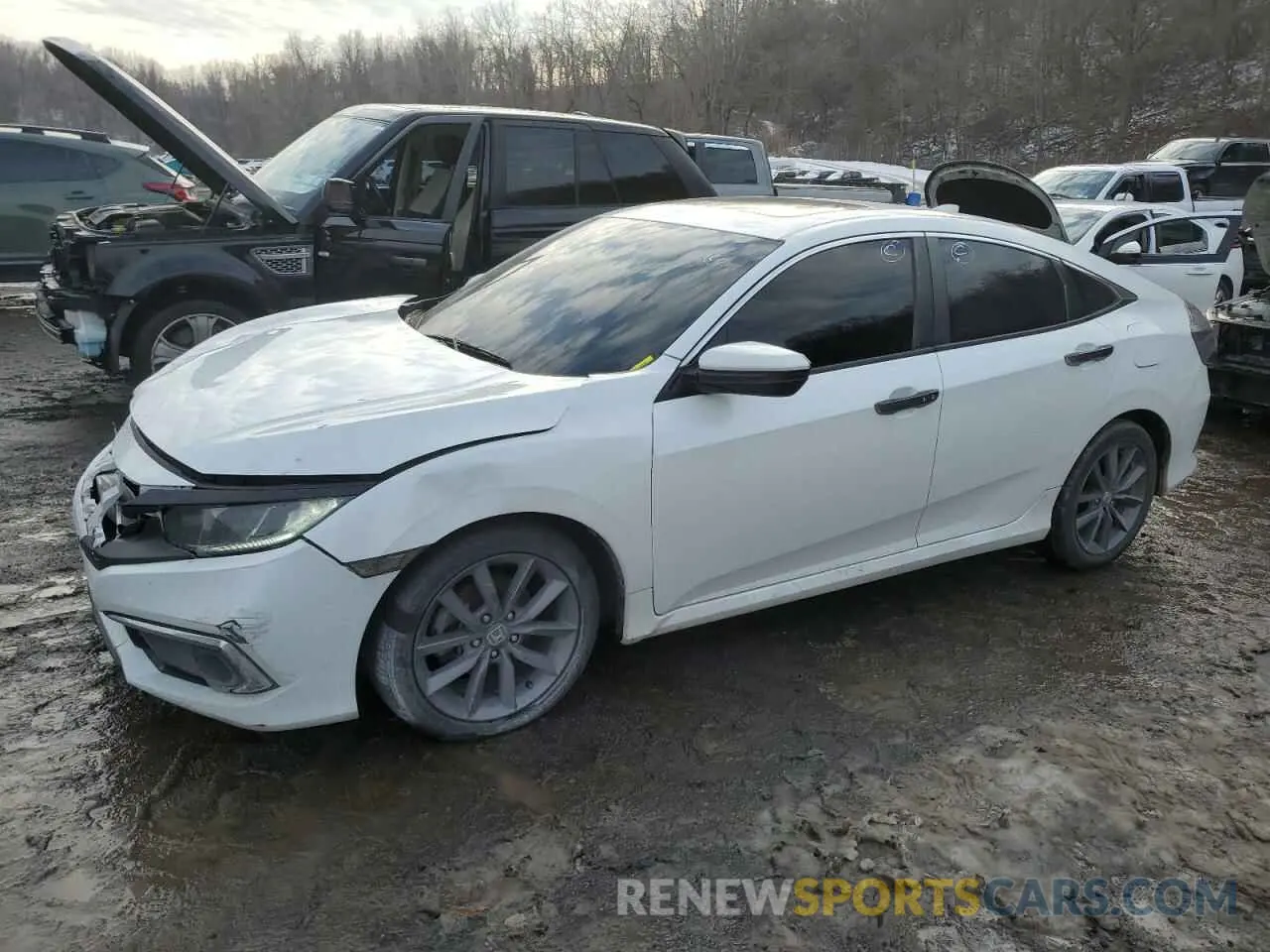 1 fotografías del automóvil dañado 19XFC1F7XKE203631 HONDA CIVIC 2019