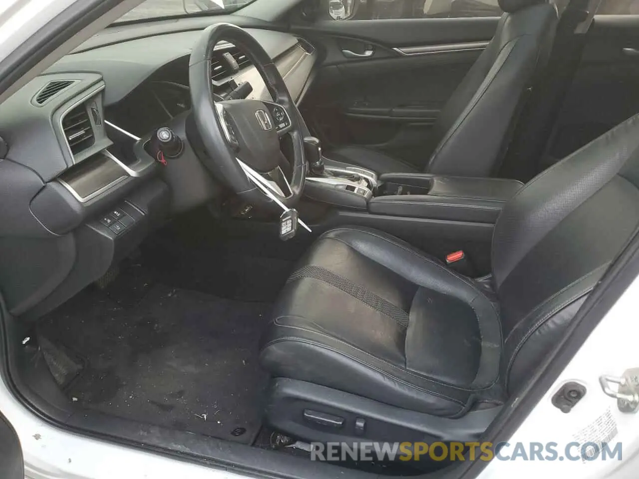 7 fotografías del automóvil dañado 19XFC1F7XKE203631 HONDA CIVIC 2019