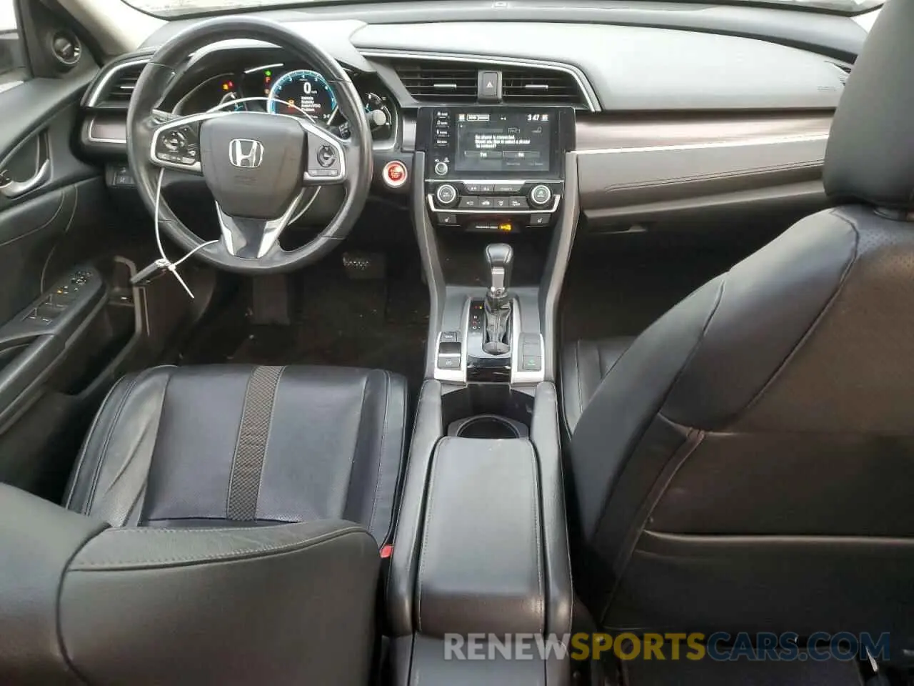 8 fotografías del automóvil dañado 19XFC1F7XKE203631 HONDA CIVIC 2019