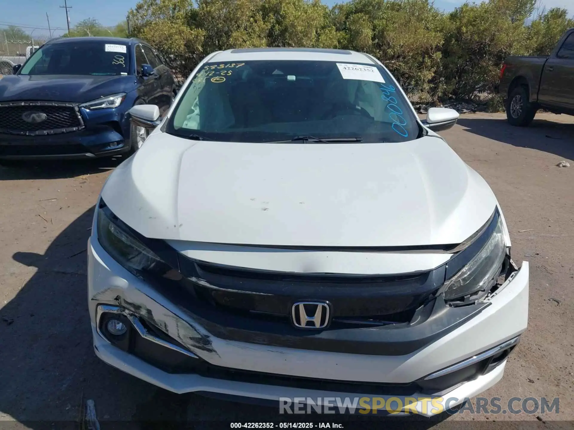 11 fotografías del automóvil dañado 19XFC1F90KE000846 HONDA CIVIC 2019