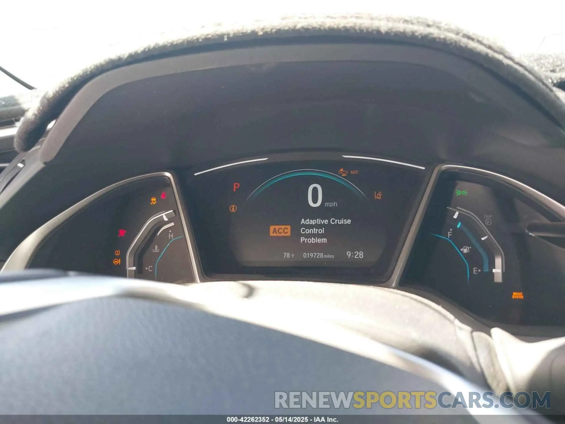 7 fotografías del automóvil dañado 19XFC1F90KE000846 HONDA CIVIC 2019