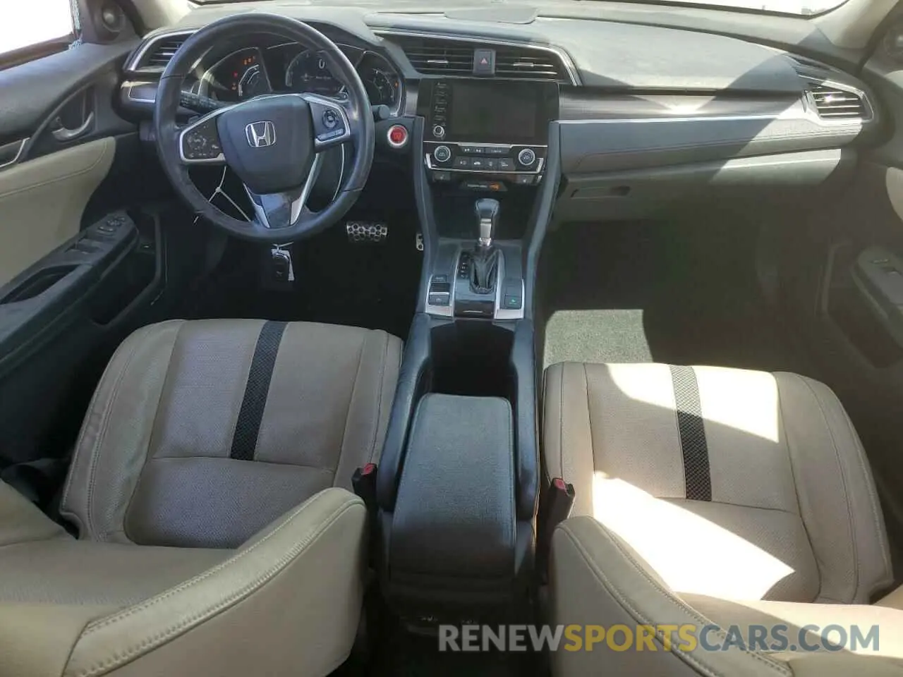 8 fotografías del automóvil dañado 19XFC1F90KE005187 HONDA CIVIC 2019