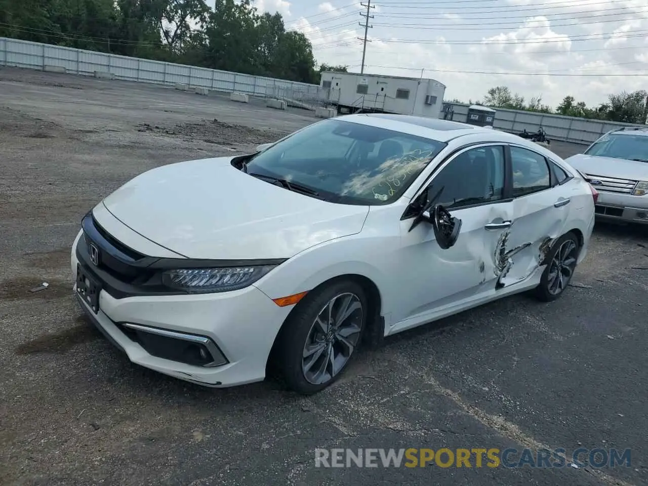 1 fotografías del automóvil dañado 19XFC1F96KE002245 HONDA CIVIC 2019