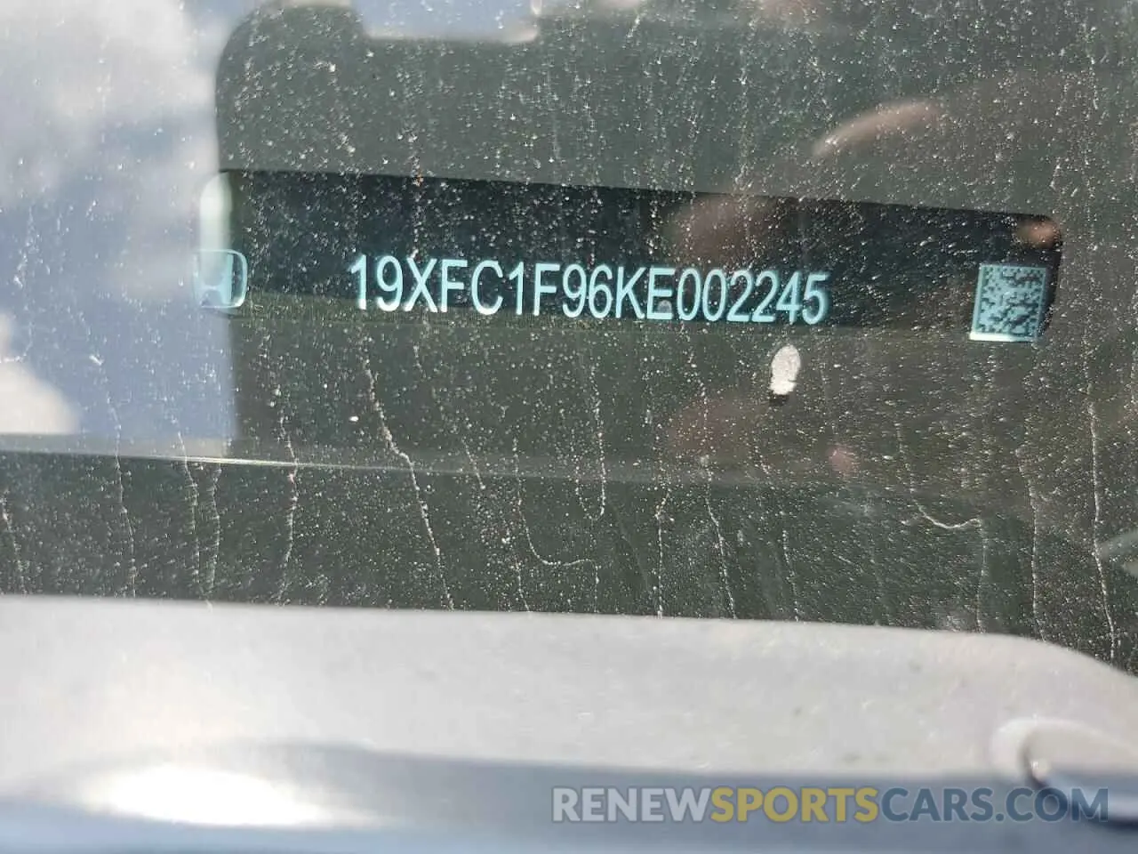 12 fotografías del automóvil dañado 19XFC1F96KE002245 HONDA CIVIC 2019